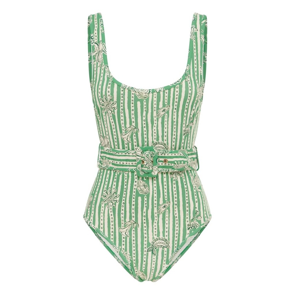 Alemais Lula Belted One Piece Swimsuit